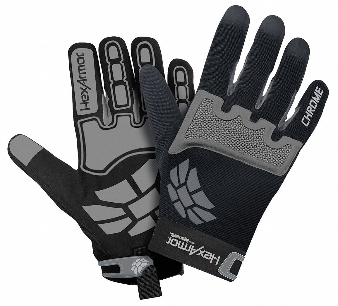 Cut Resistant Gloves, Gray/Black, S, PR