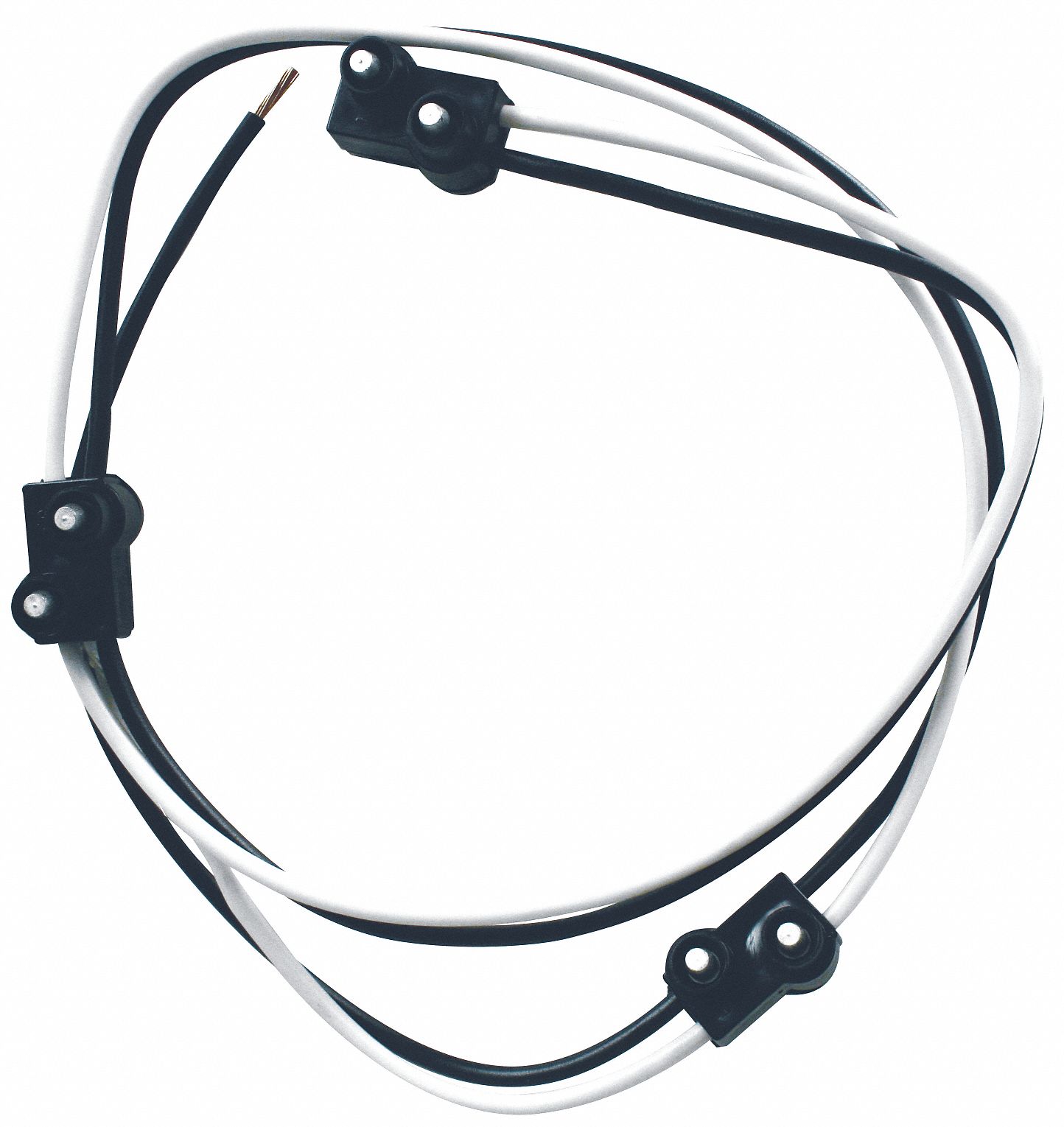 ID Harness, Center, Black/White, 32 In