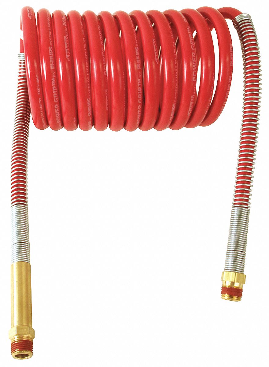 Air Assembly, Red, Coiled, 15 Ft, 12 In Lead