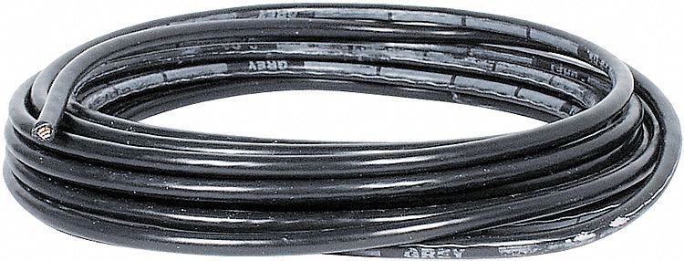 Battery Cable, 6 ga, Length 25 Ft, Black