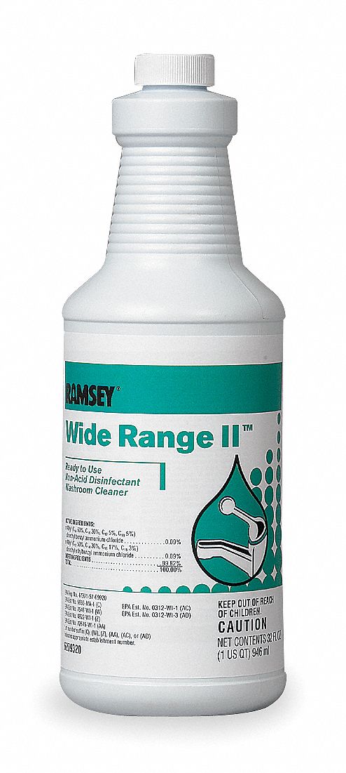 Bathroom Cleaner, Size 1 qt., Scent