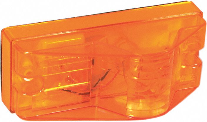 Turn Lamp, Rectangle, 6 In, Yellow