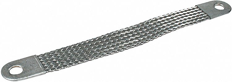 Ground Strap, Tinned Cu, 12in, PK2