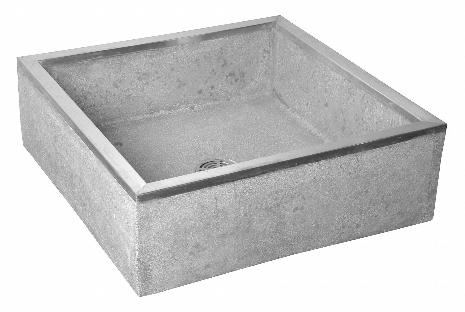 Mop Sink, Terrazzo, SS Cap Shoulders