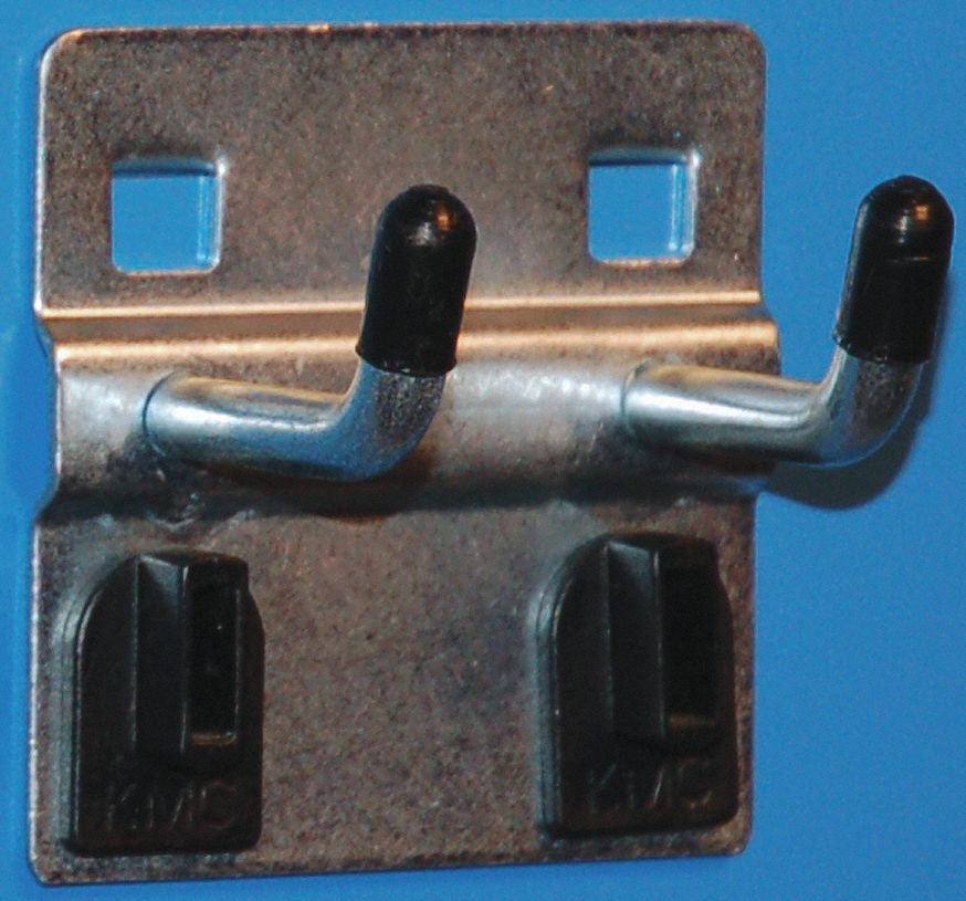 Double Rod Hook, L 1 In, PK 10