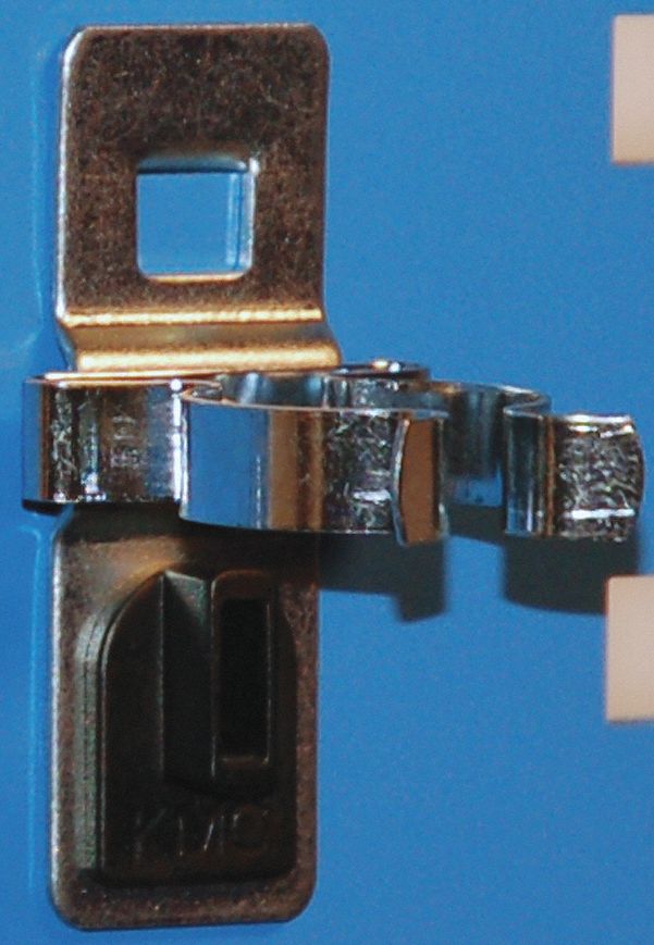 Single Spring Clip, Dia 1 In, PK 10