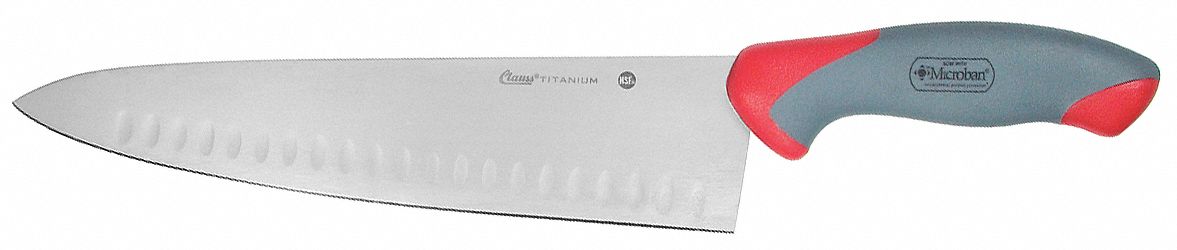 Chef Knife, Titanium, 10 In, NSF