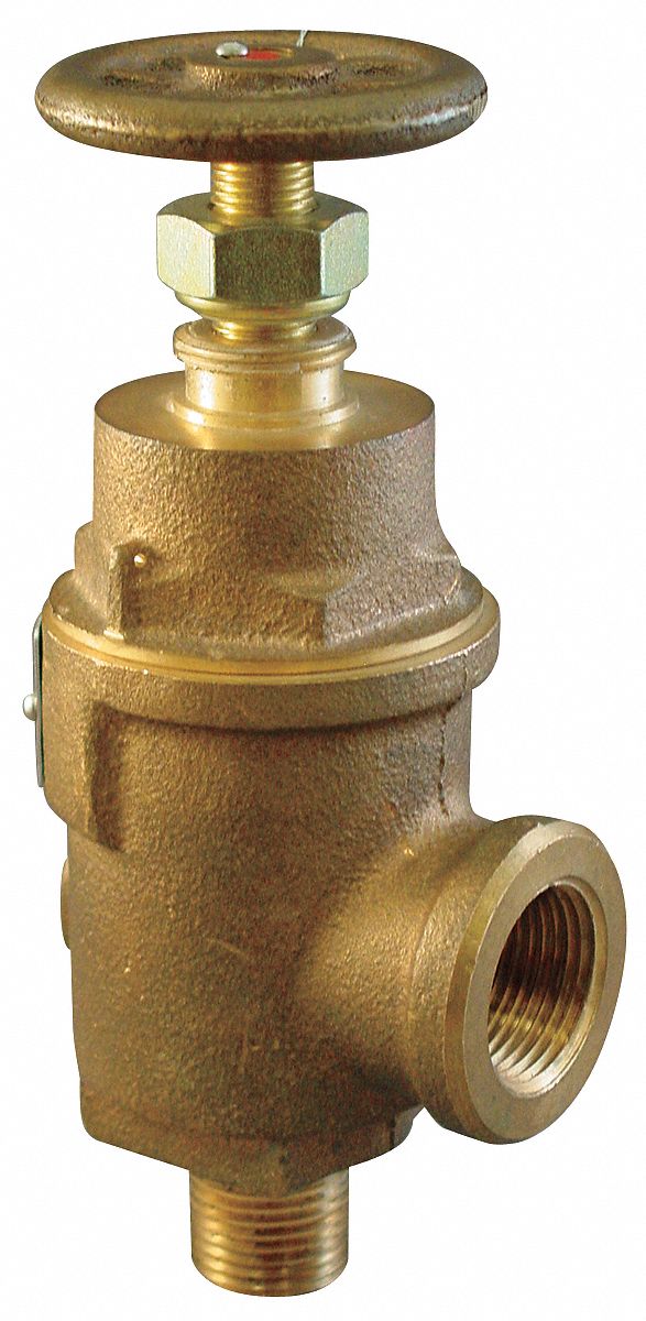 Adjustable Relief Valve, 3In, 50psi, Bronze