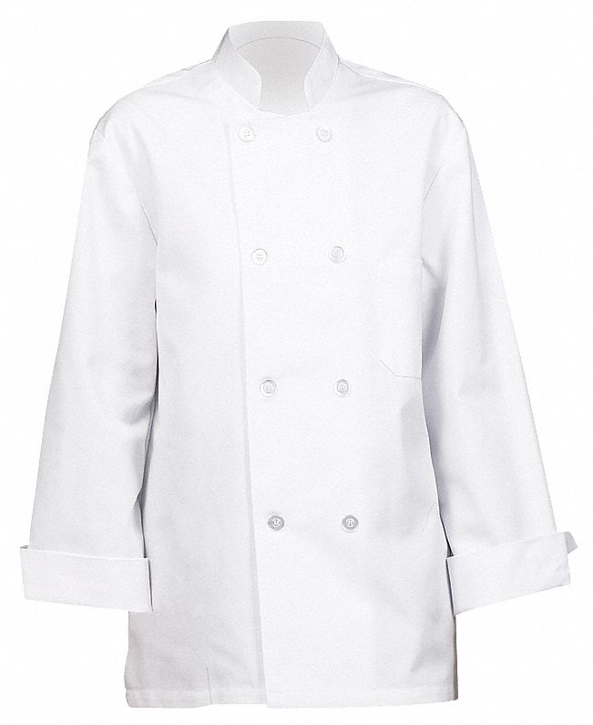 Unisex Chef Coat, M, White