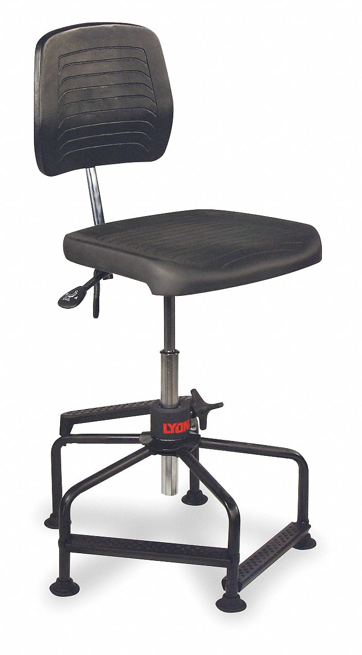Chair, Adjustable 19 to 35In, Polyurethan