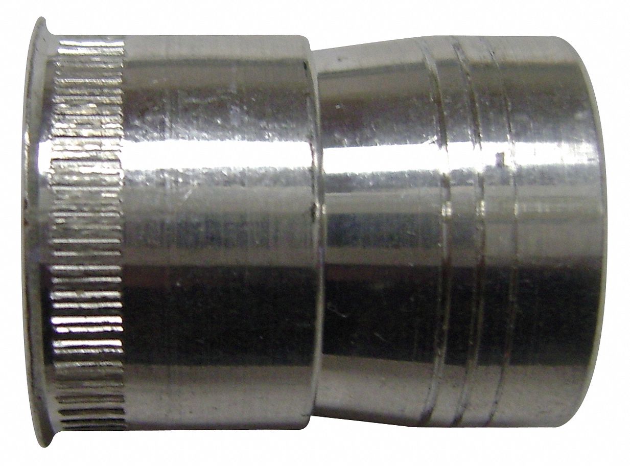 Nut Insert, Zinc Plated, 10-24, Pk 100