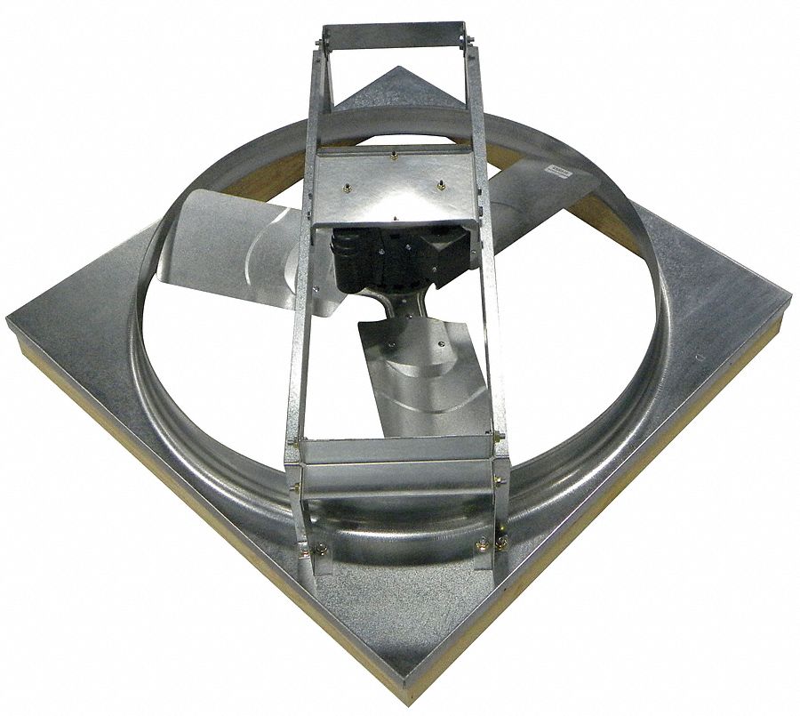 Whole House Fan, D/D, 24 In, 115 Volt