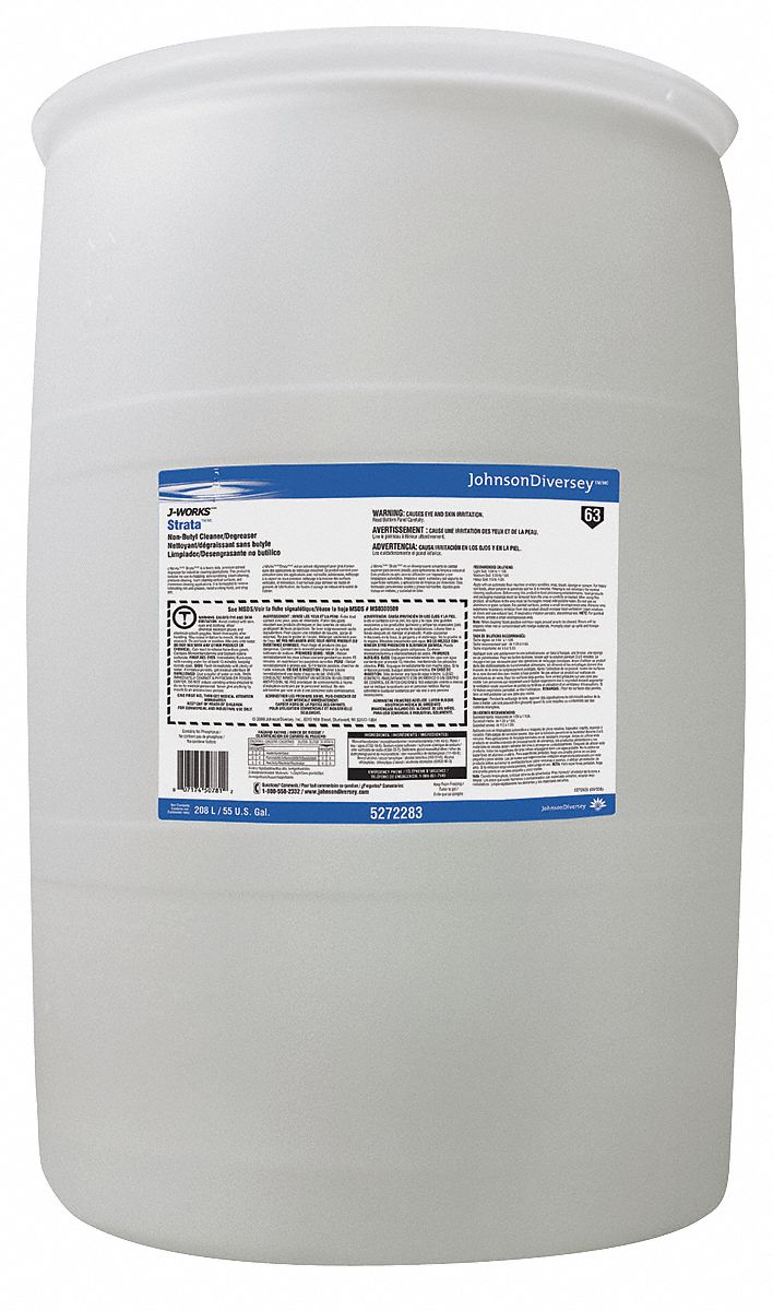 Non Butyl Cleaner Degreaser, Size 55 gal.