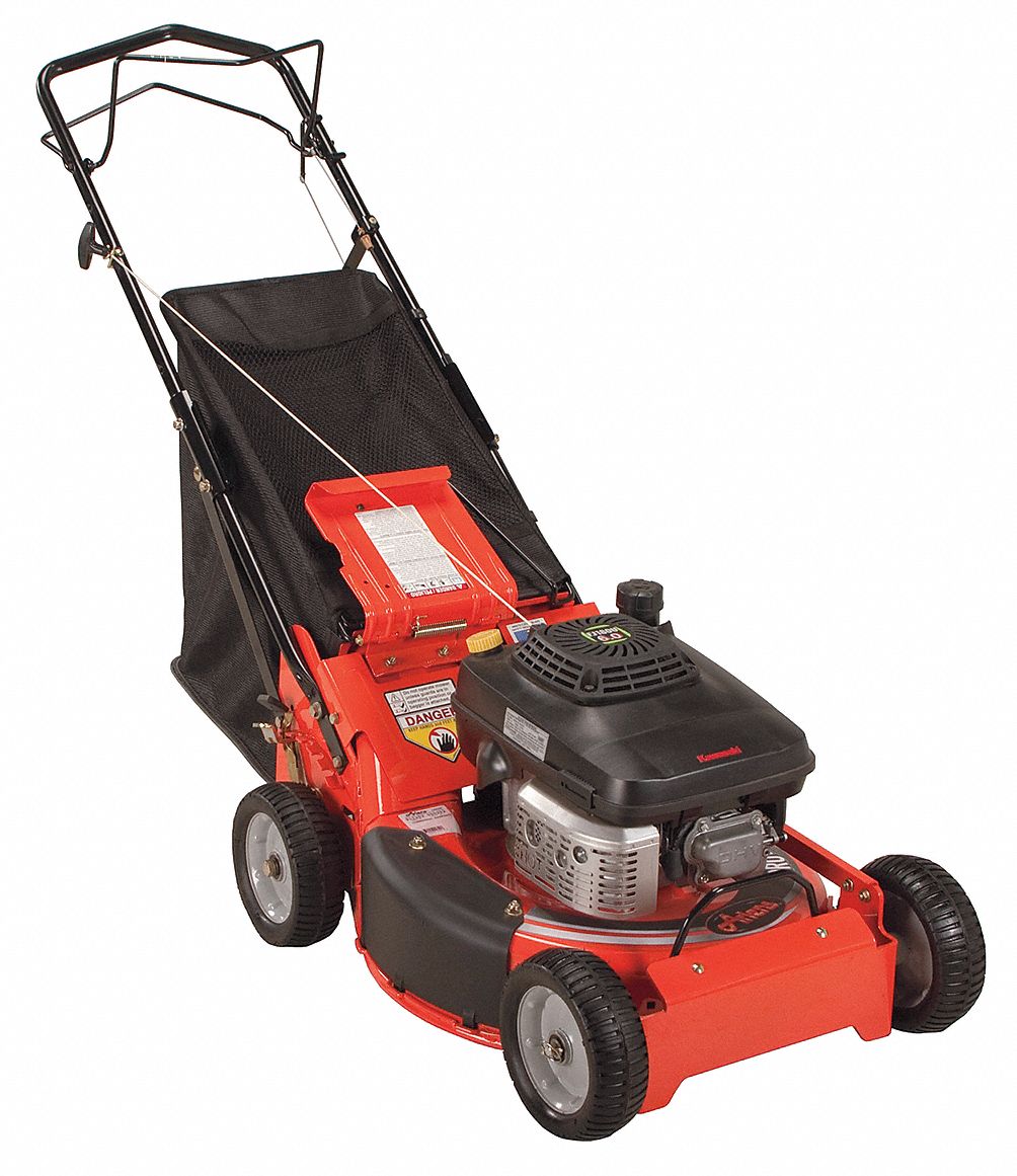 Lawn Mower, 21 In.Wide, 6HP, Variable Speed