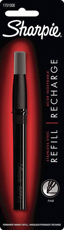 Marker Refill, Felt Tip, Black, Fine Point