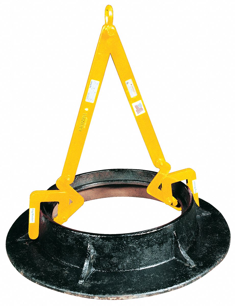 Manhole Sleeve Lifter, Cap1000Lb.