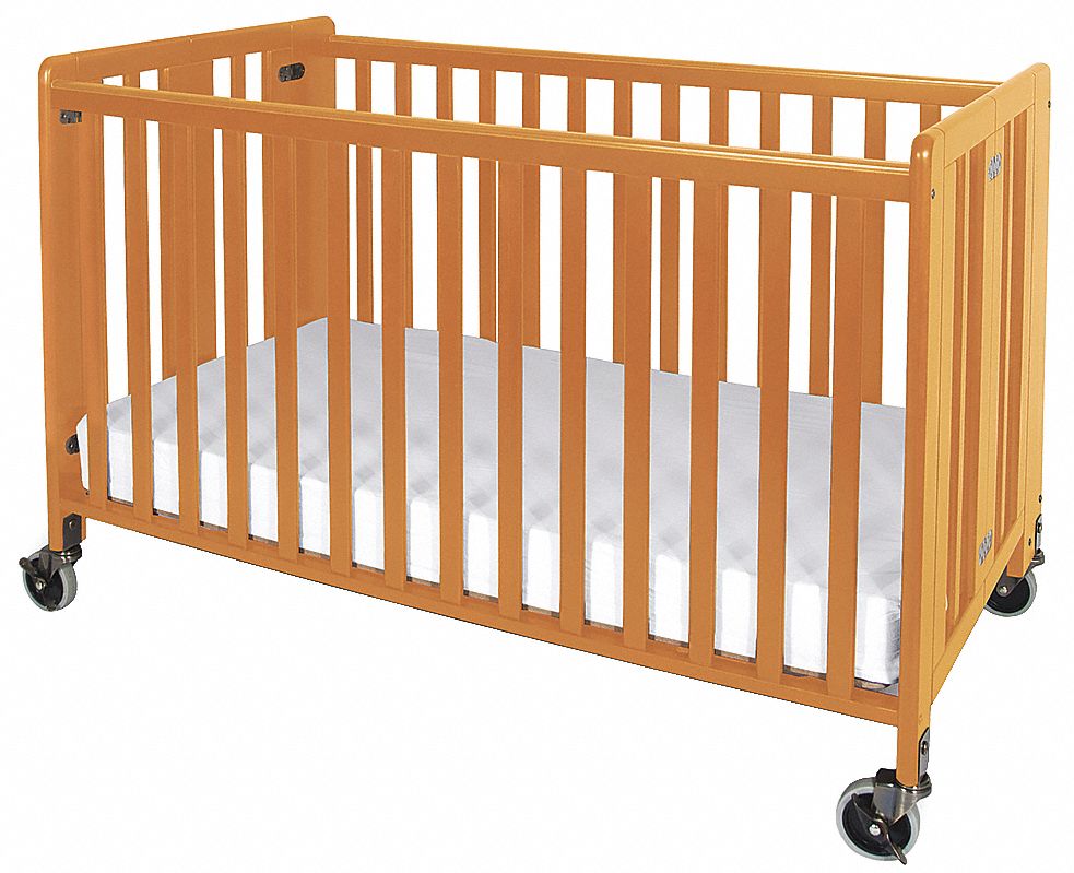 HideAway Crib, Natural, 3 In. Mattress