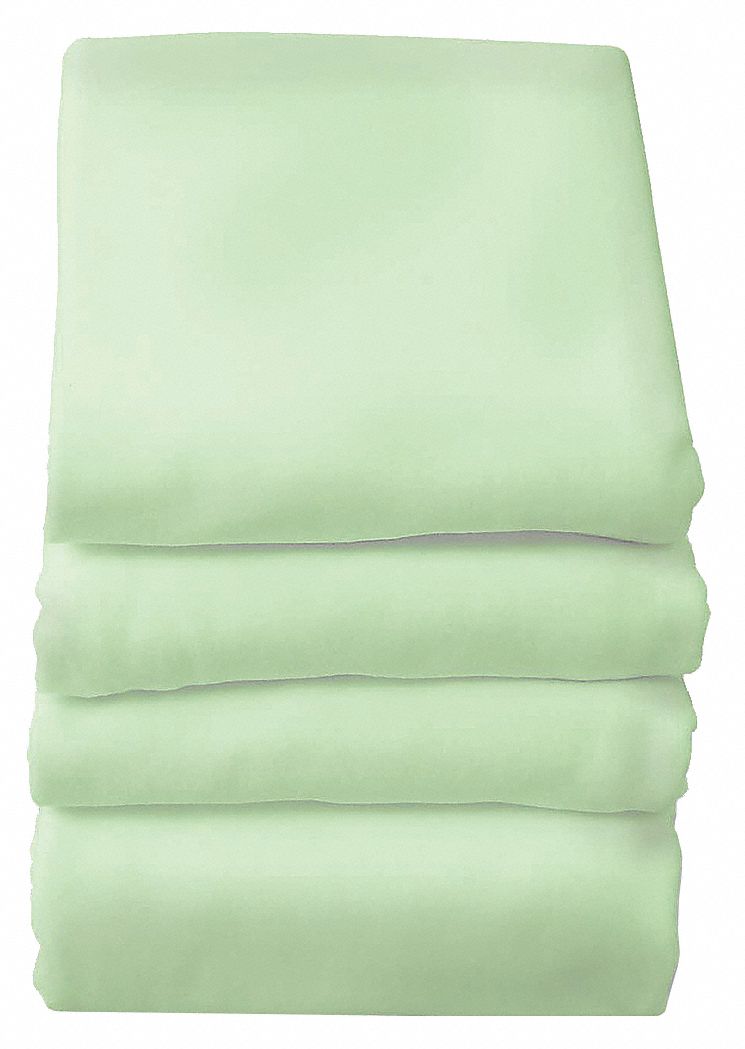 Baby Blanket, 30x40 In., Mint, Pk 6