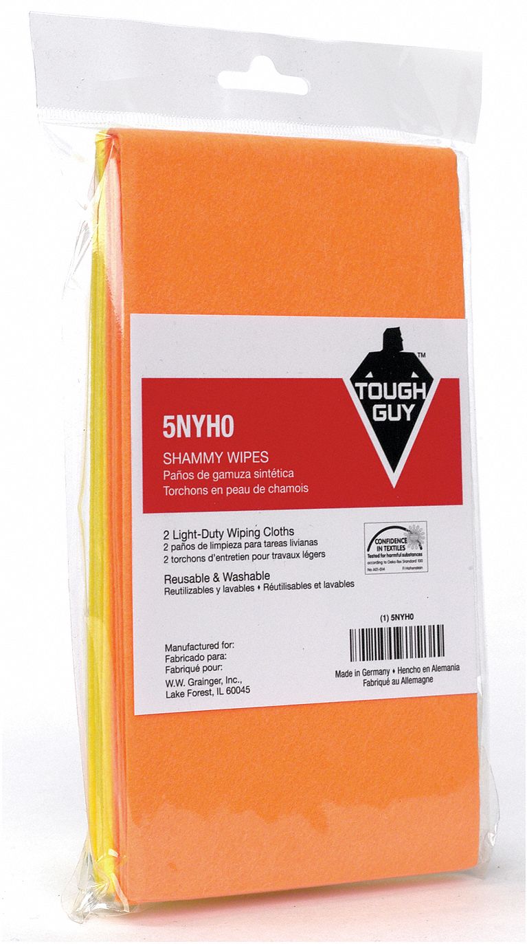 Shop Towels, All Purpose, Rayon, Assort, PK2
