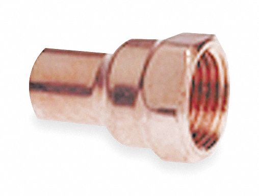 Adapter, 1/2 In, Wrot Copper