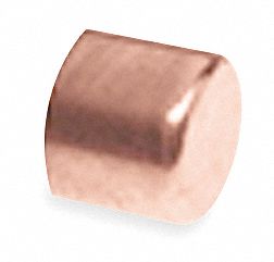 Cap, 1/2 In, Wrot Copper