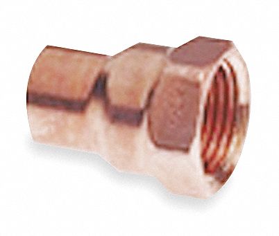 Adapter, 1/2 In, Wrot Copper