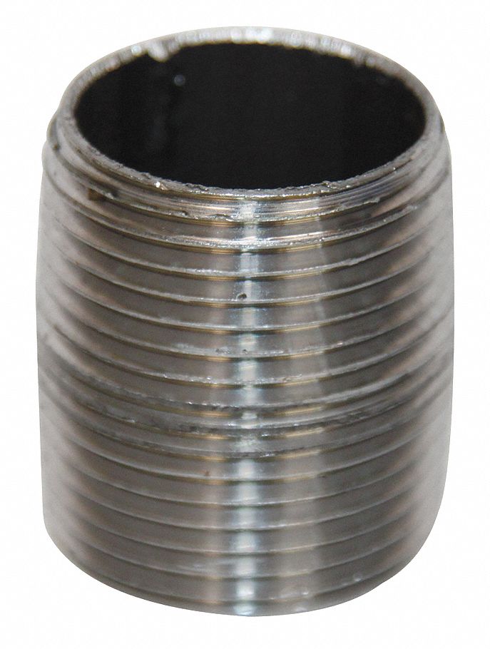 Nipple, 3 x 4, Black Welded Steel