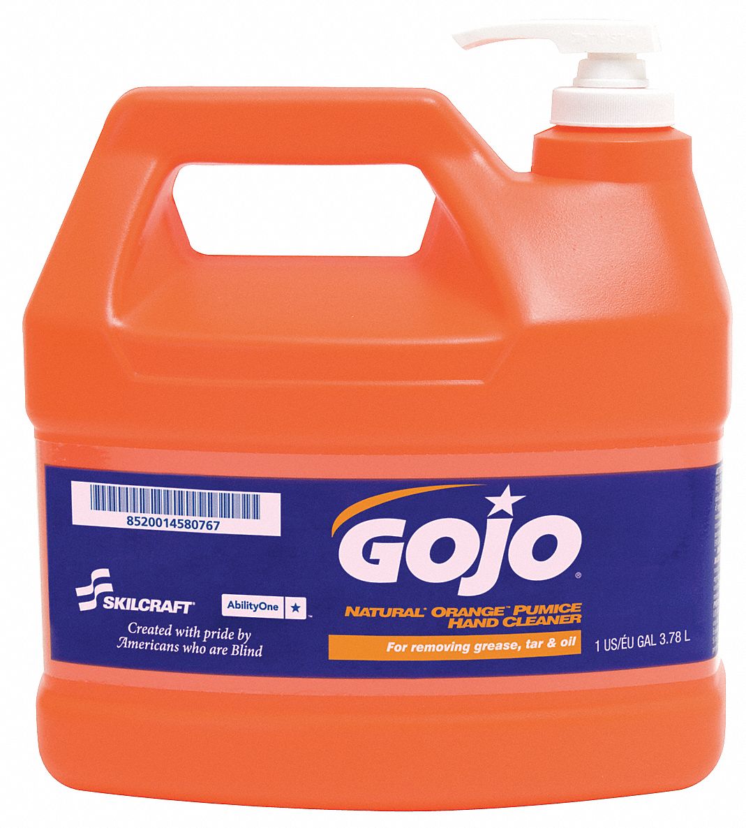 Pumice Hand Soap, Citrus, Pump Bottle, 1gal