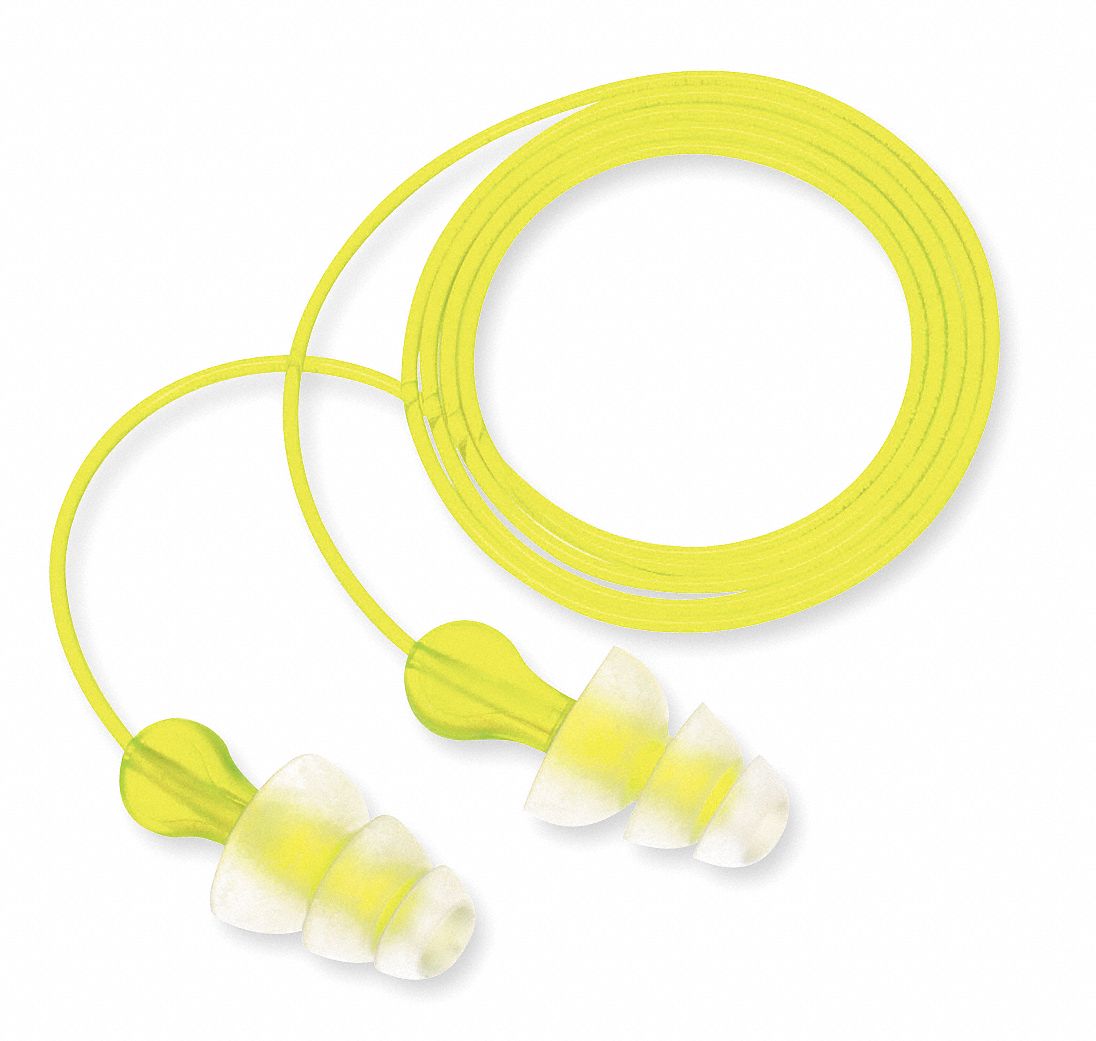 Ear Plugs, 26dB, Corded, Univ, PK100