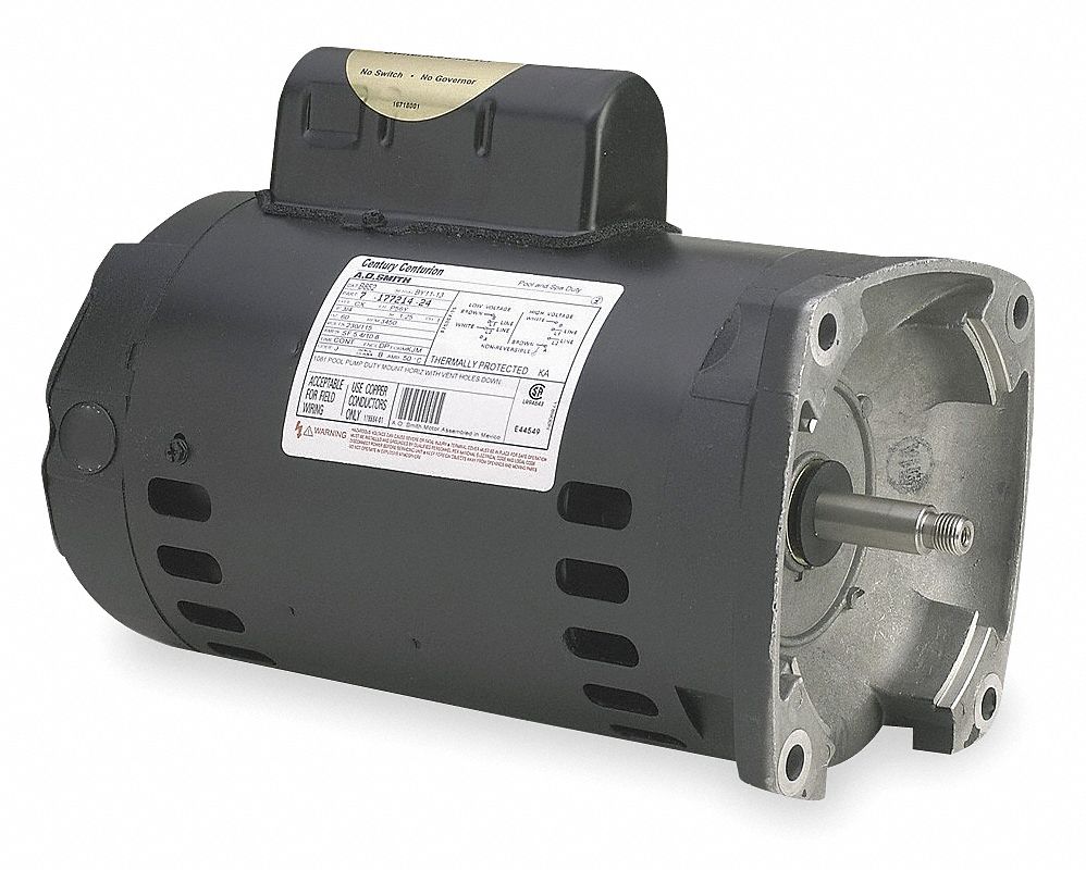 Pump Motor, 3/4 HP, 3450, 115/230 V, 56Y, ODP
