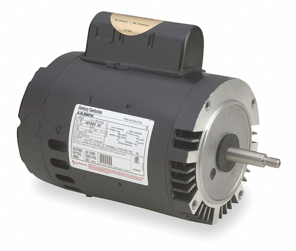 Pool Motor, 1/2-1/15 HP, 3450/1725 RPM, 115