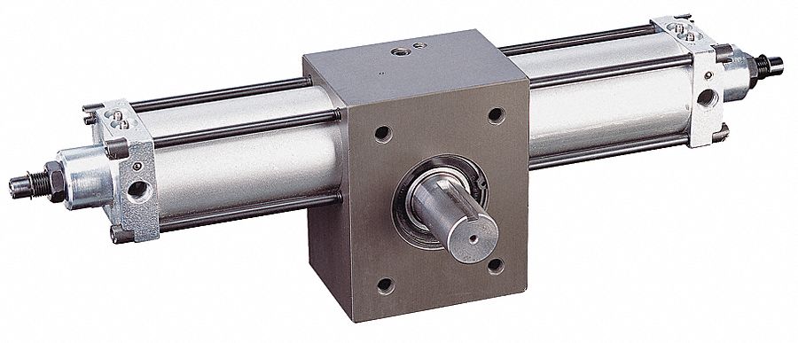 Rotary Actuator, 0 to 180, 1-3/8 In Bore