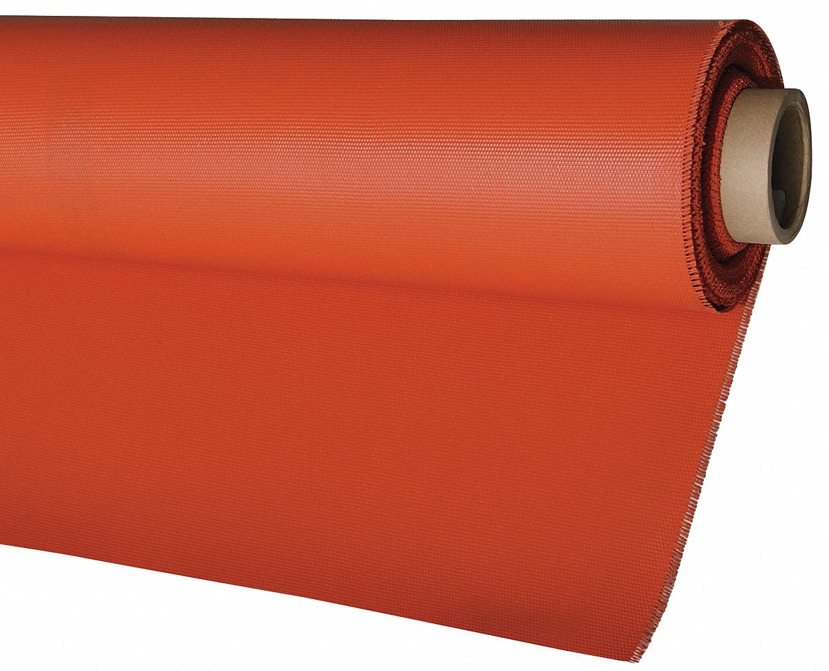 Welding Blanket, Silicone, 750 sq ft, Red