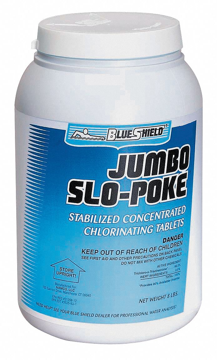 Chlorine Tablets Slow Dissolving, PK4