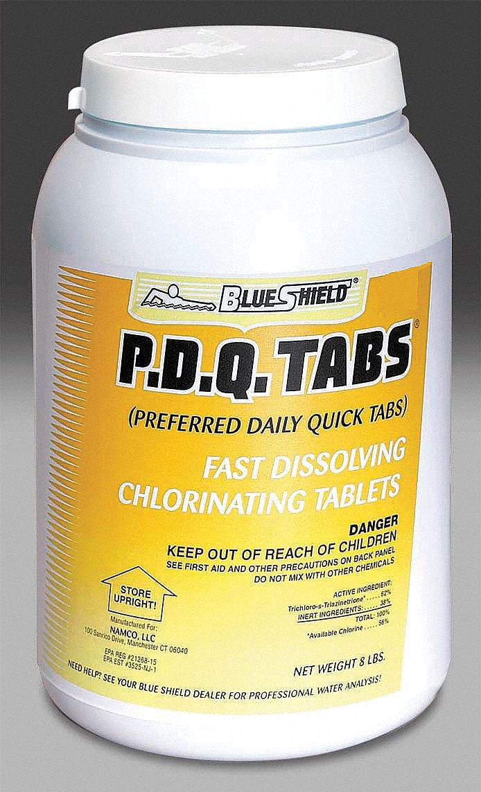 Chlorine Tablets Fast Dissolving, PK4