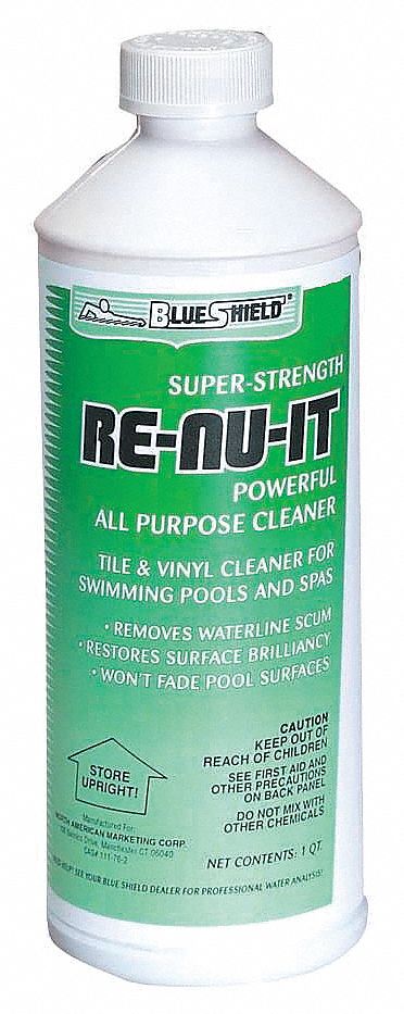 Tile/Vinyl Pool Cleaner, 1 qt., PK12