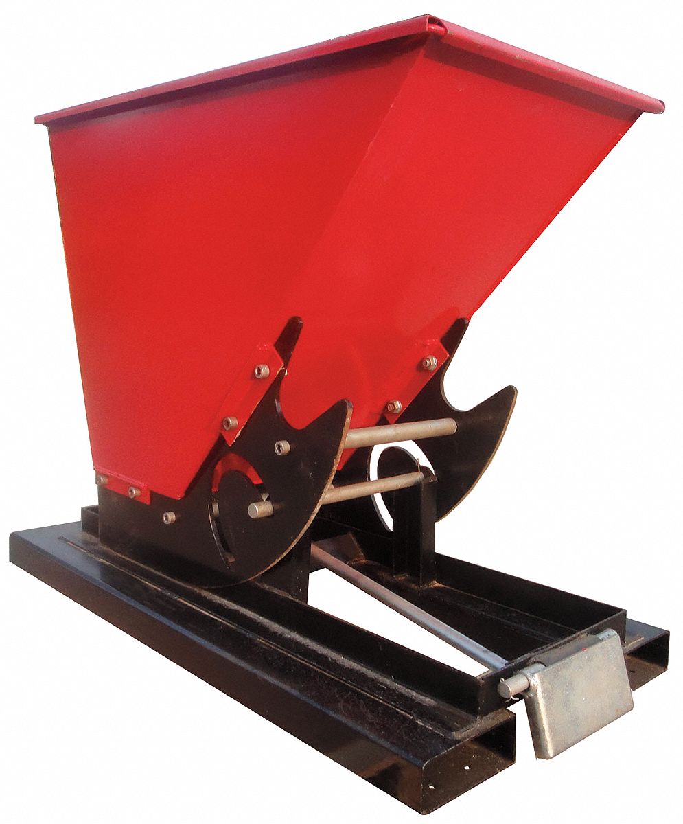 Self Dumping Hopper, 2Cu Yd, 6000 Lb