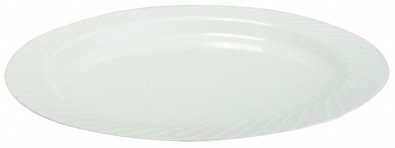 Disposable Plate, 7 1/2 In, White, PK 240