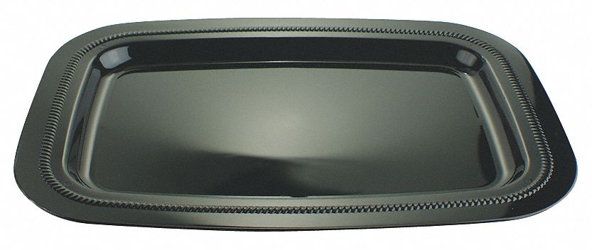 Serving Tray, Disposable, 14x10, Black, PK24