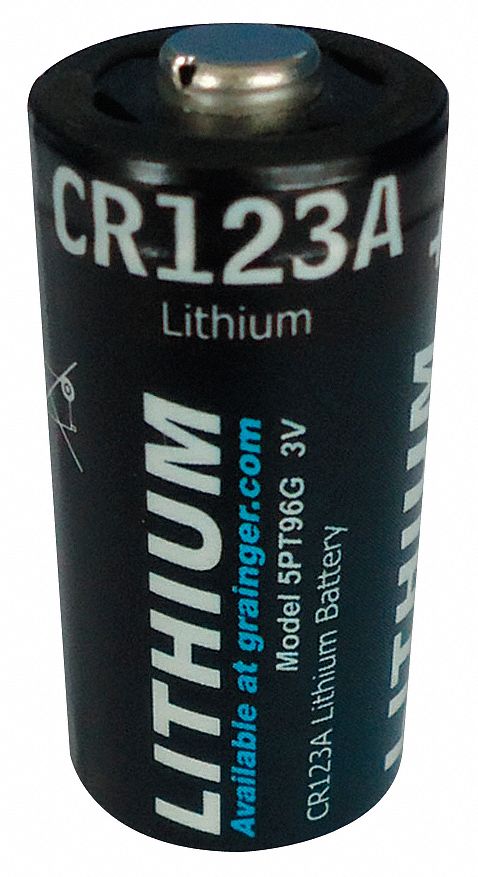 Battery, 123, Lithium, 3V, PK 2