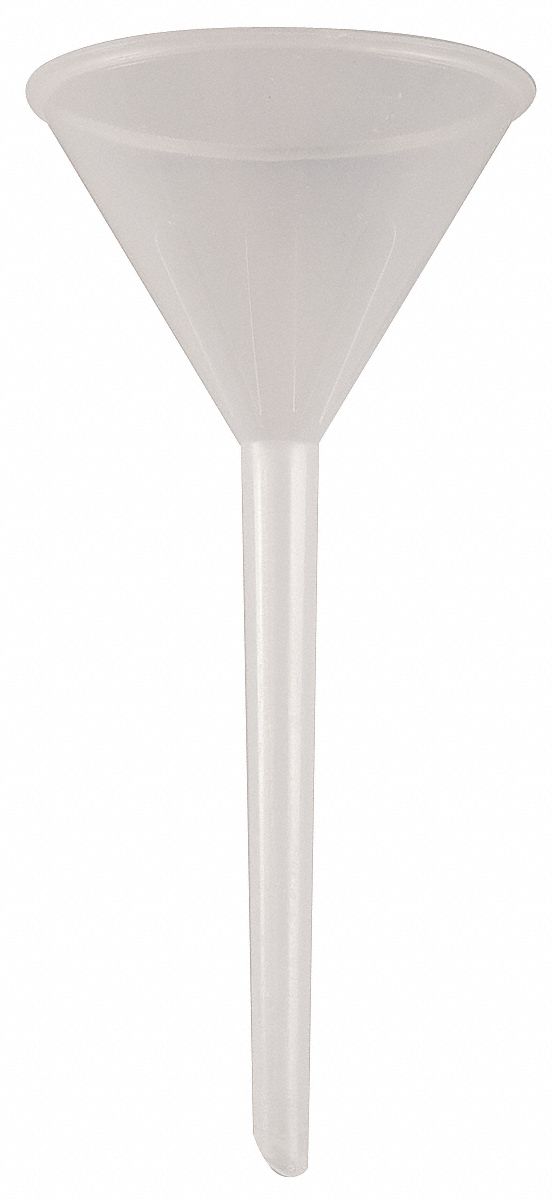 Funnel, Plastic, 75mm Rim, 75mm Stem, Pk 12