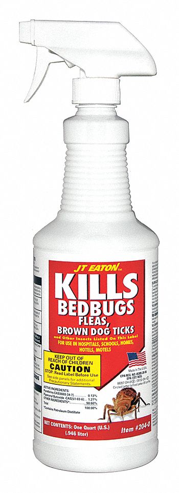 Bed Bug Spray, Pyrethrin, 1 qt.