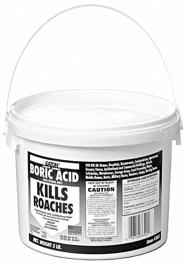 Boric Acid, Pail, 5lb.