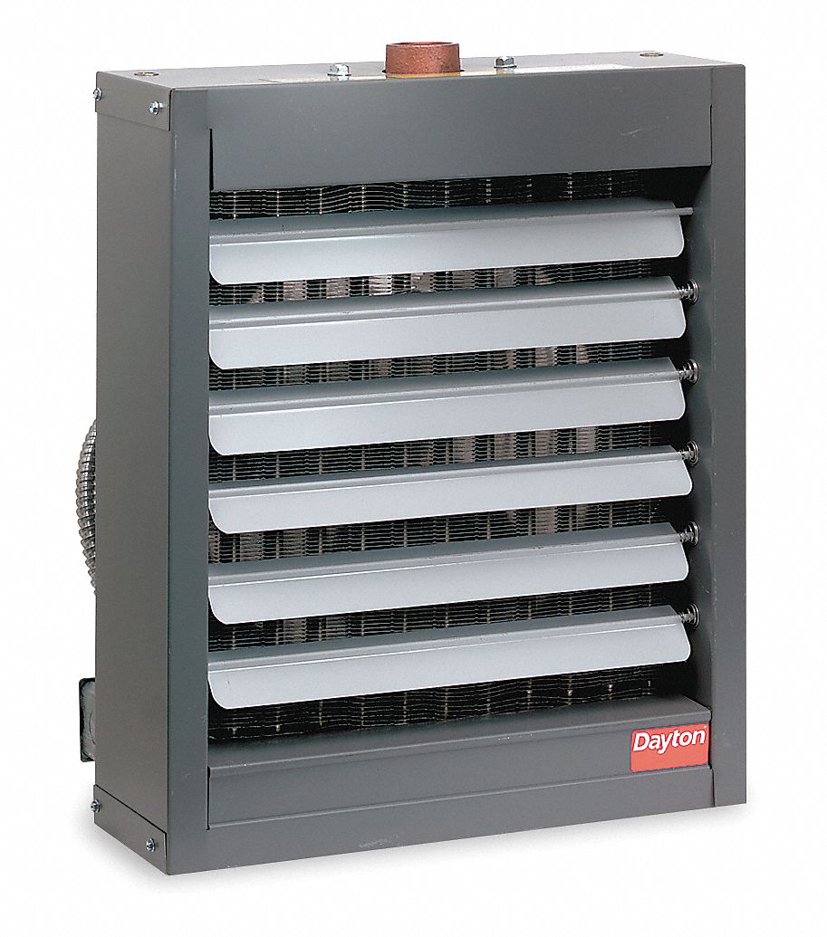 Hydronic Unit Heater, 21 In. W, 1900 cfm