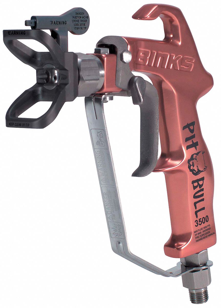 Airless Spray Gun, 3500 psi, Tip 0.017In.