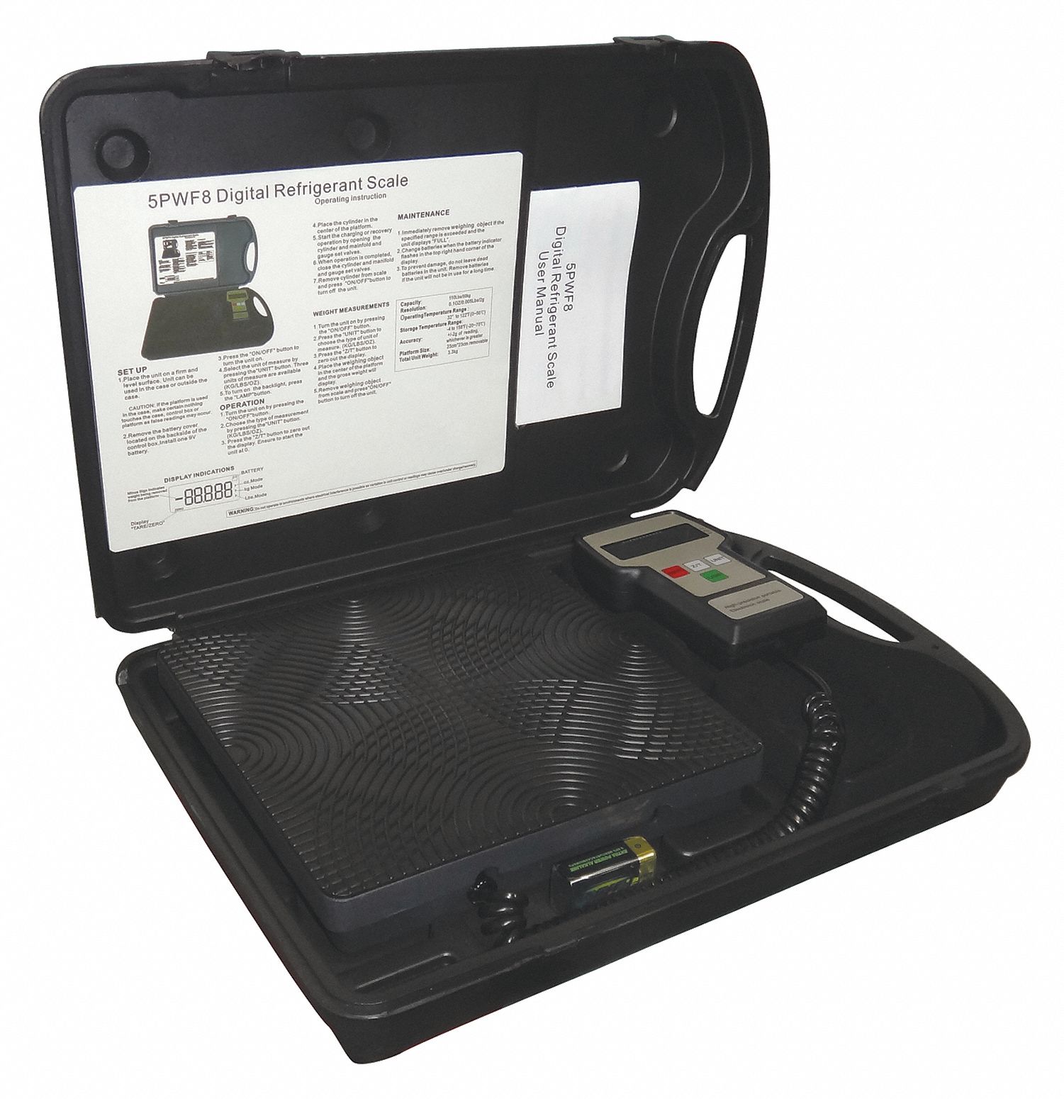Refrigerant Scale, Electronic, 110 lb