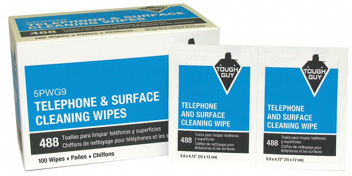 Telephone & Surface Clng Sachets PK100
