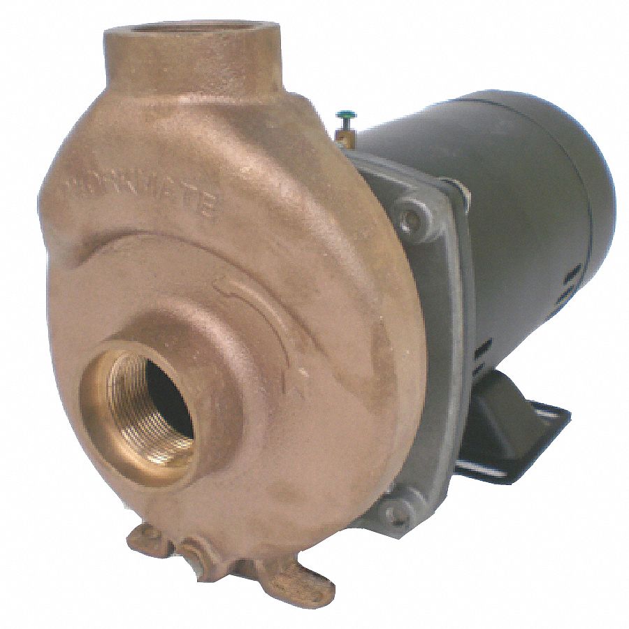 Bronze Pump, 1 HP, 3450, 115/230