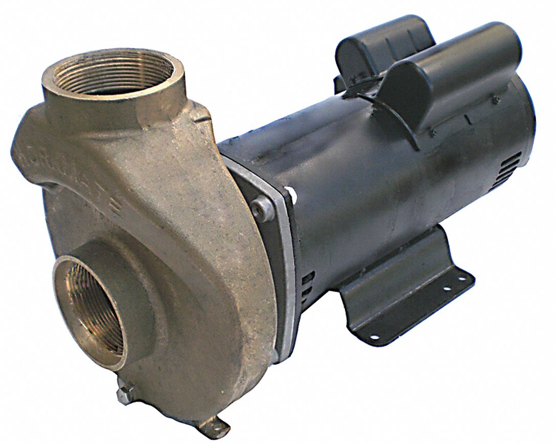 Bronze Pump, 5 HP, 3450, 230V
