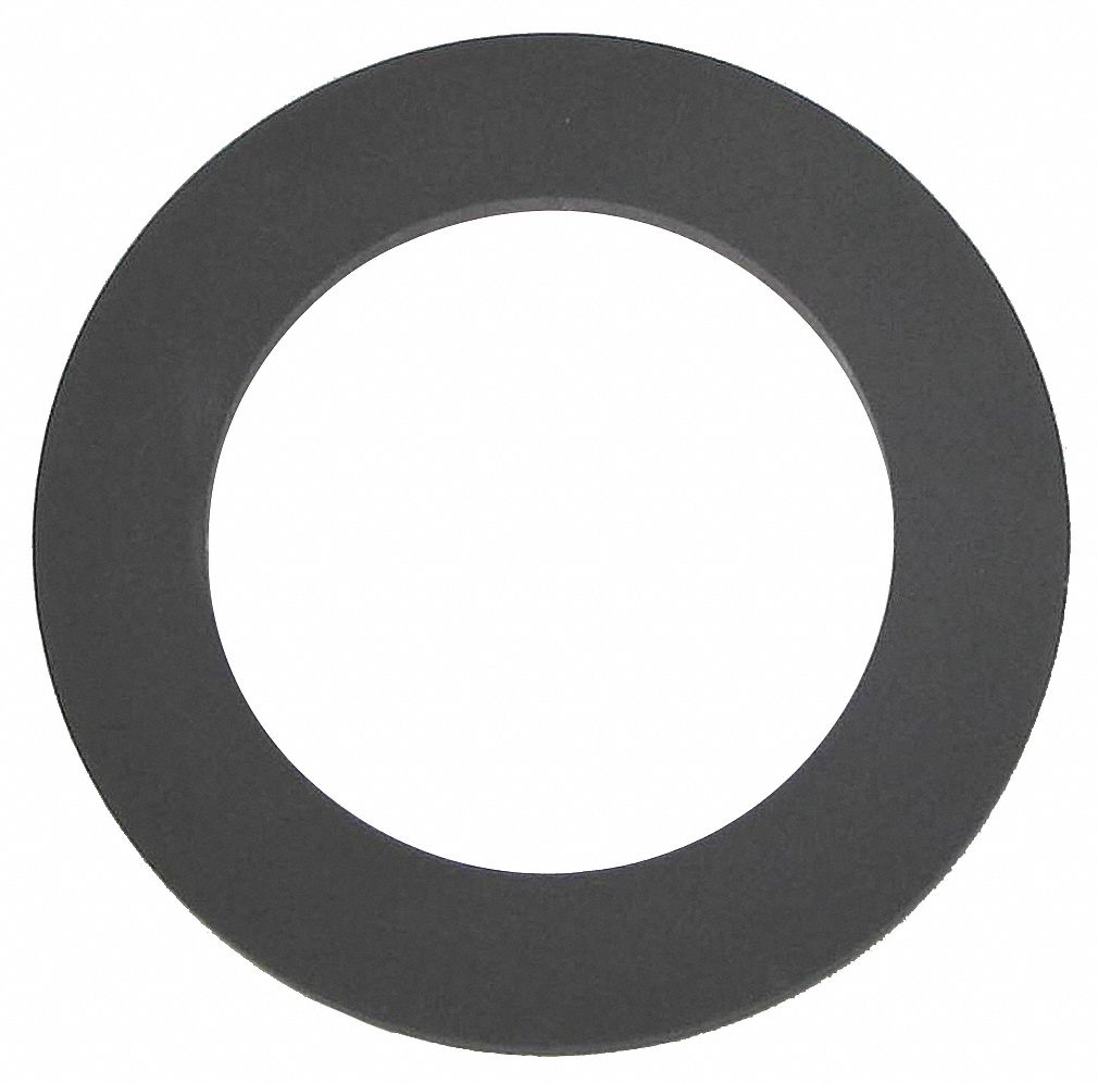 Gasket, Size 1 1/2 In, Bevel Seat, BUNA